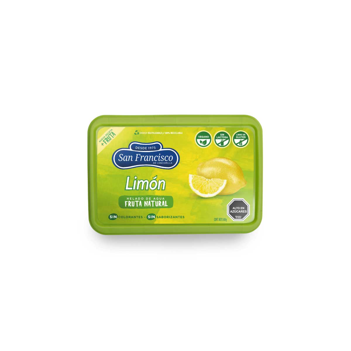 Helado de Fruta Limón - San Francisco