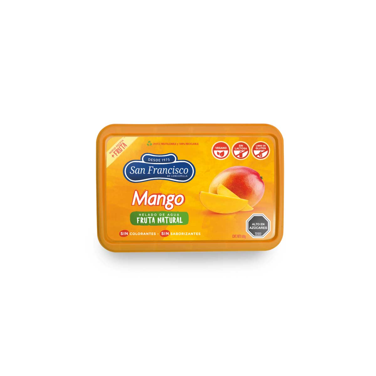 Helado de Fruta Mango - San Francisco