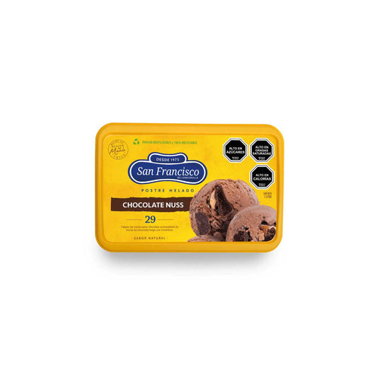 Postre Helado 29. Chocolate nuss - San Francisco