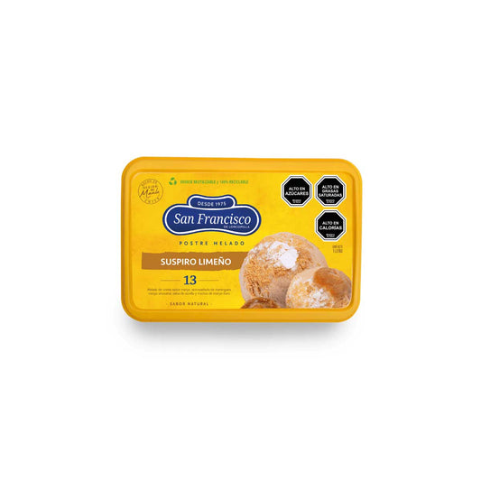 Postre Helado 13. Suspiro limeño - San Francisco