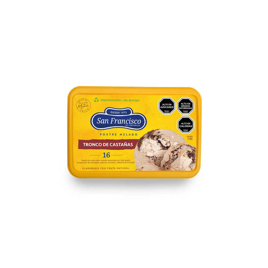 Postre Helado 16. Tronco de castañas - San Francisco