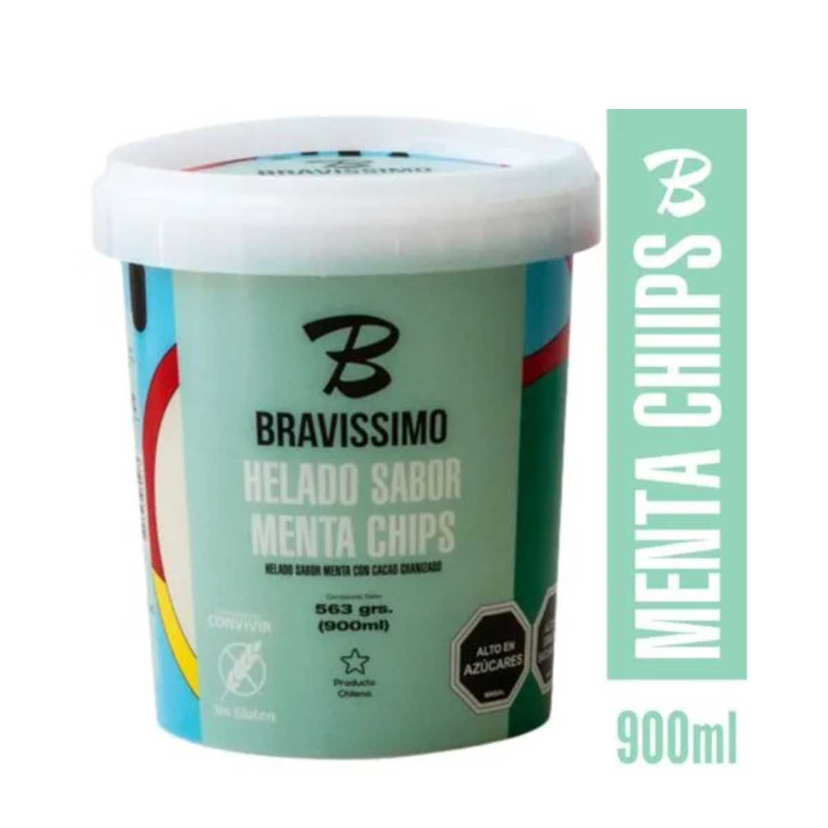 Helado menta chips 900 ml - Bravissimo