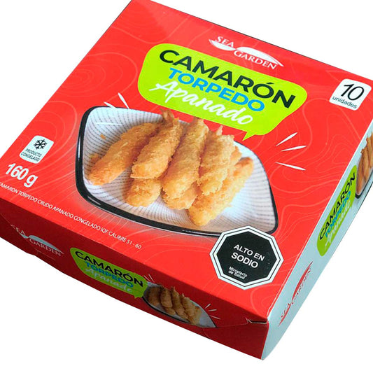 Camarón Torpedo Apanado (160 Grs - 10 Unidades) - SeaGarden