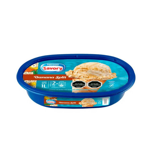 Helado Savory Banana Split 1L - Savory