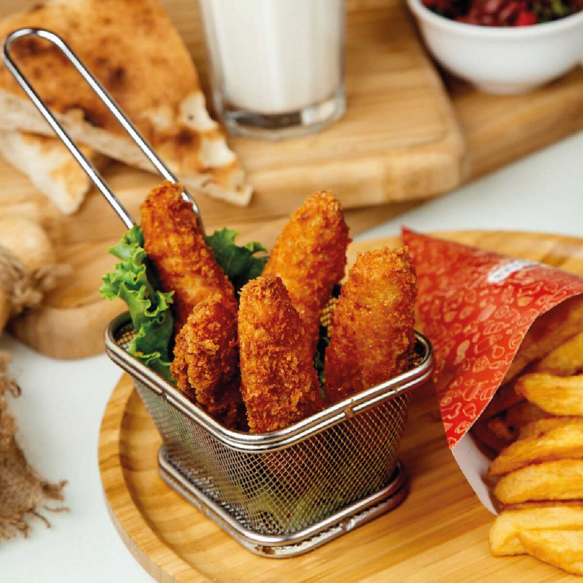 CHICKEN FINGERS Filetitos de pechuga de Pollo 3kg - Sadia