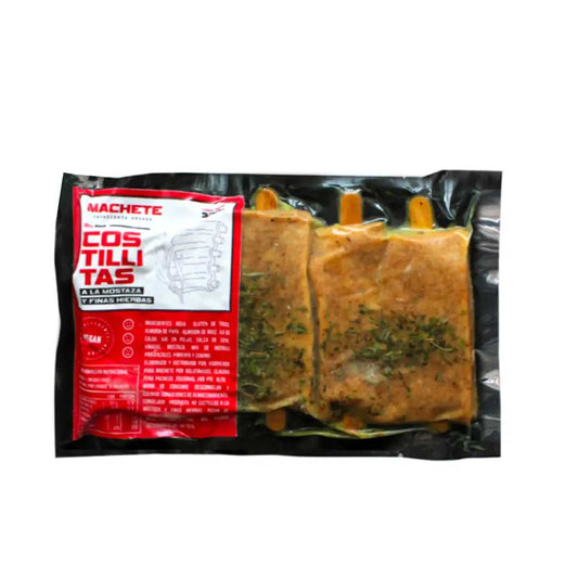 Costillitas a la mostaza y finas hierbas 300g - MACHETE
