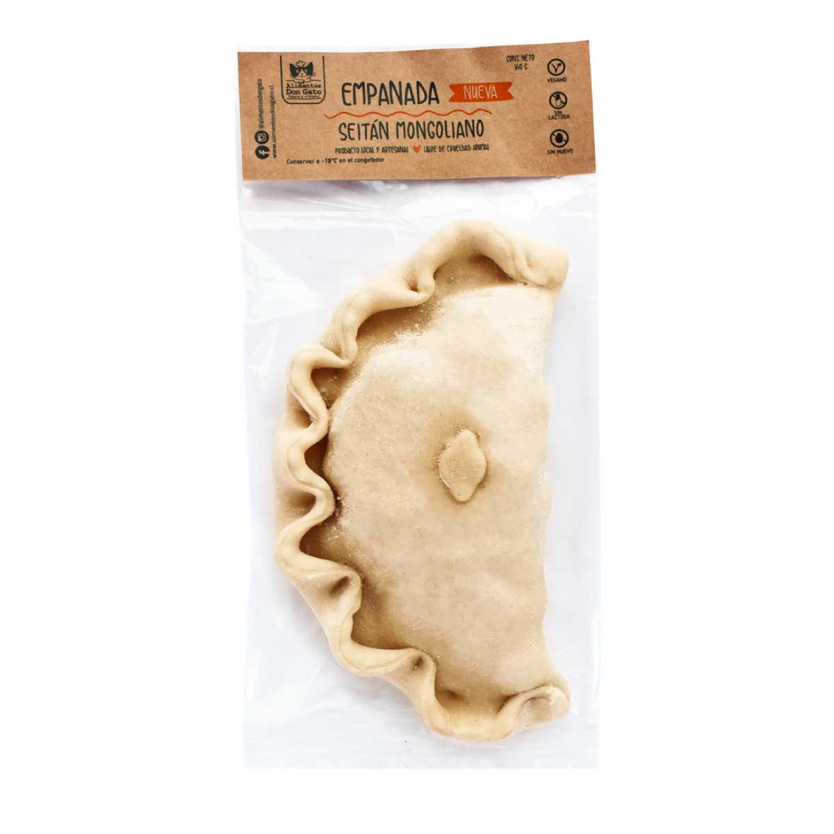 Empanada vegana seitán mongoliano 150g - Don gato