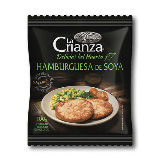 Hamburguesa de soya 100g - La Crianza