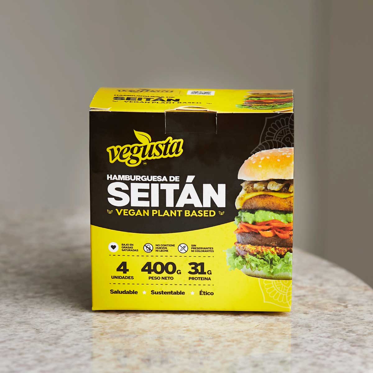 Hamburguesa de seitan Box 4 Unidades - vegusta