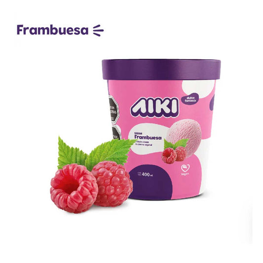 Helado Frambuesa 400 ml - Aiki