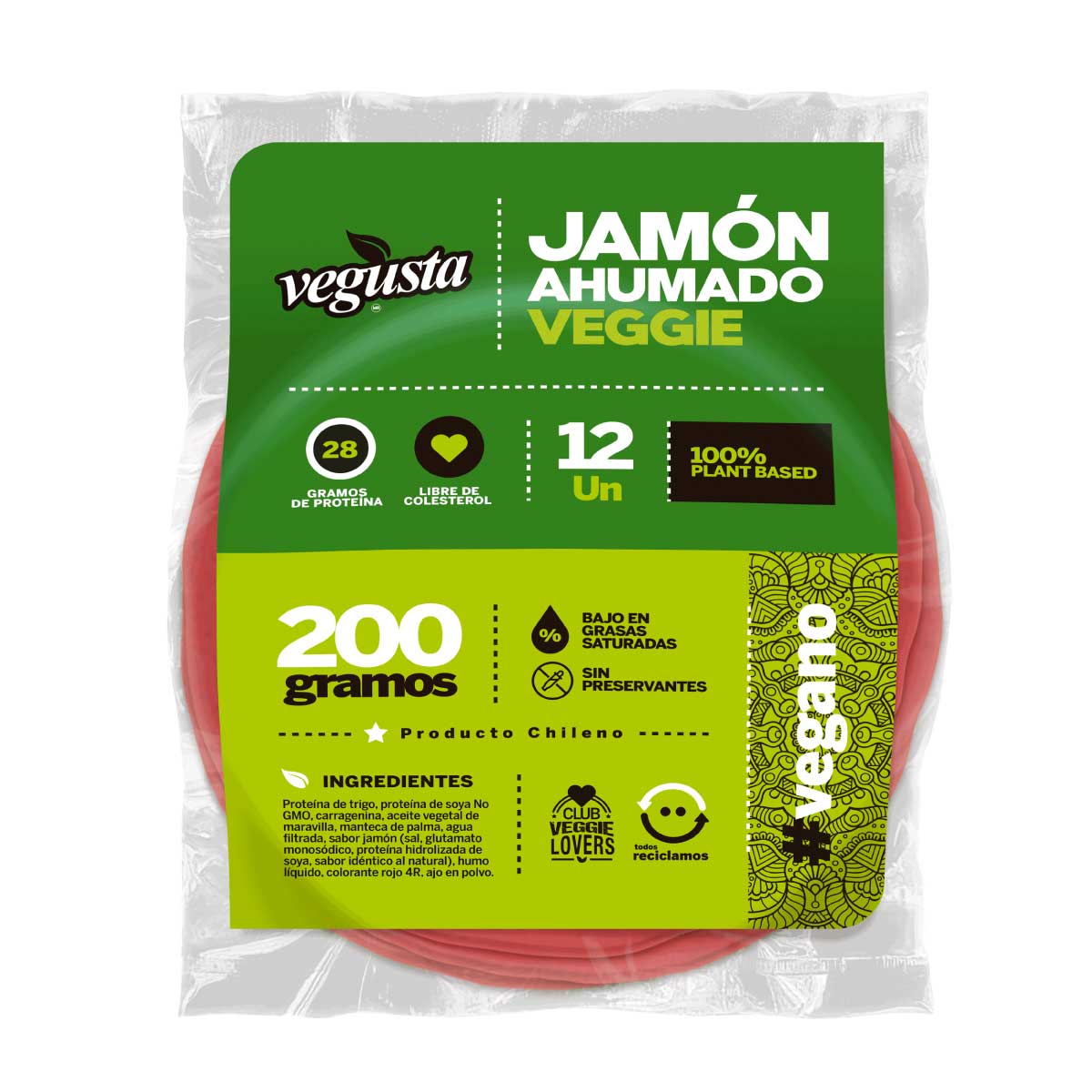 Jamón Ahumado vegano - Vegusta