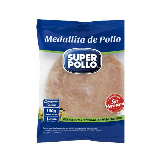 Medallita de pollo 100g - Super pollo