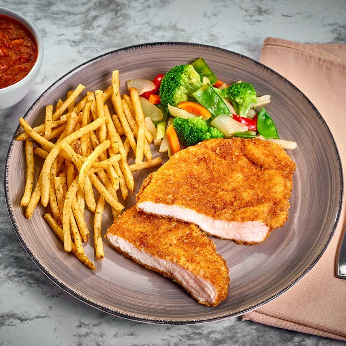 Milanesa De Pollo Apanado 1Kg - ARTICO