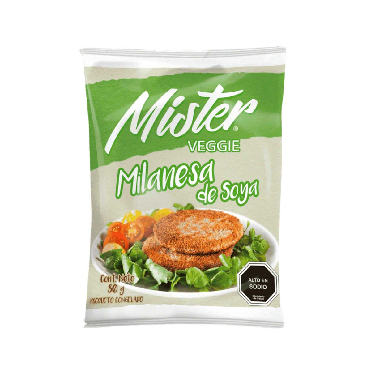 Milanesa de soya 80g. - Mister Veggie