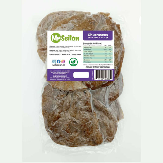 Seitan Churrasco 500 gr - Mr seitan