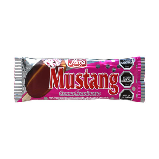 Helado Paleta Mustang Crema Frambuesa - Fruna