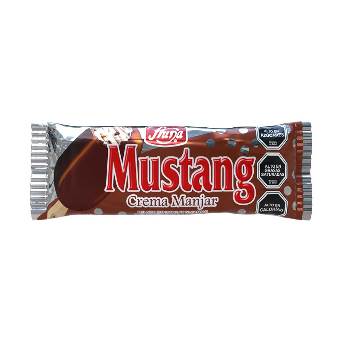 Helado Paleta Mustang Crema Manjar - Fruna