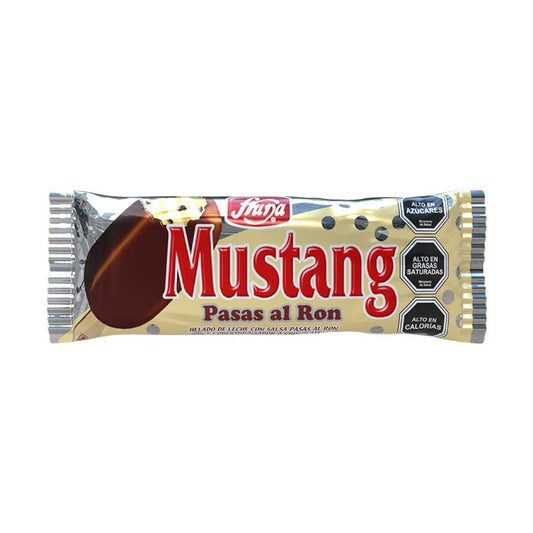 Helado Paleta Mustang Pasas Al Ron - Fruna