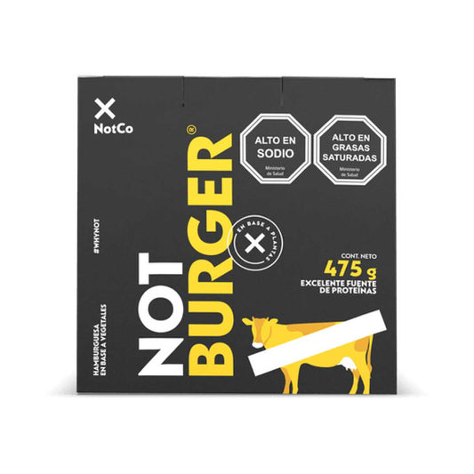 Not burger box 5unidades 475g - NOTBURGER