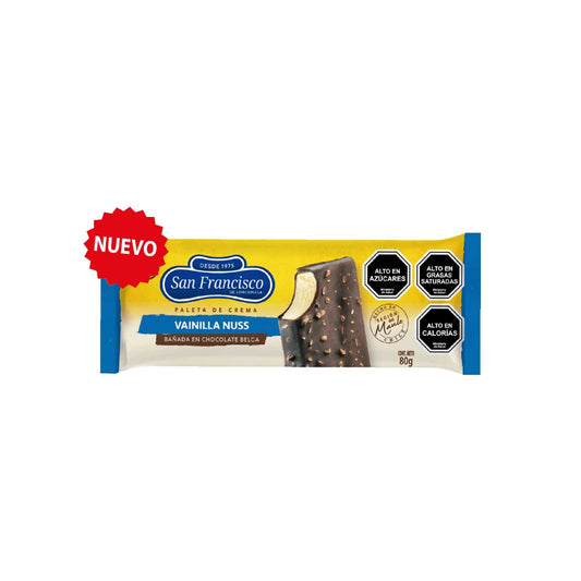Paleta Vainilla Nuss 80g - San Francisco