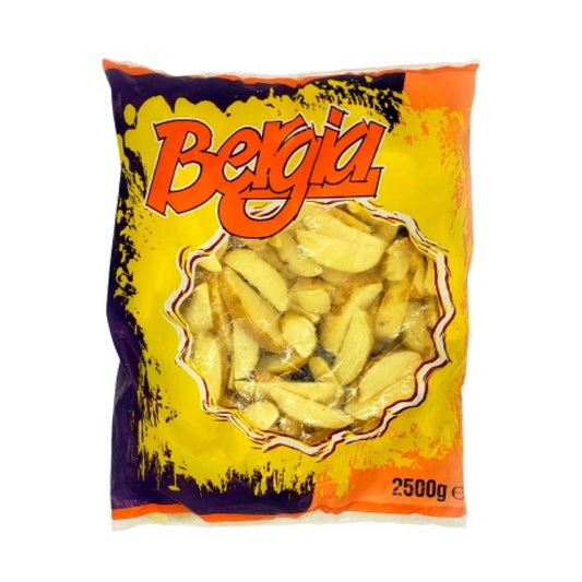 Papas Pre Fritas Rústica con Piel 2,5 Kg - Bergia
