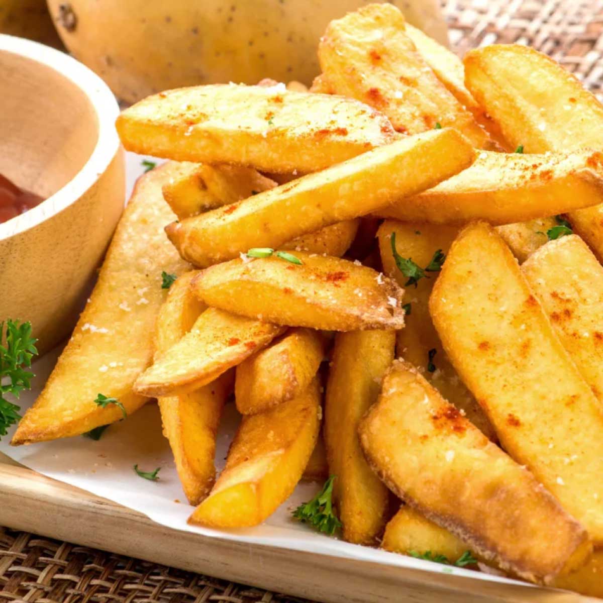Papas Pre Fritas Steak Fries 2,5 Kg - Global Frozen