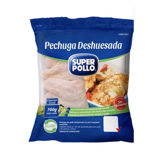 Pechuga deshuesada de pollo 700g -