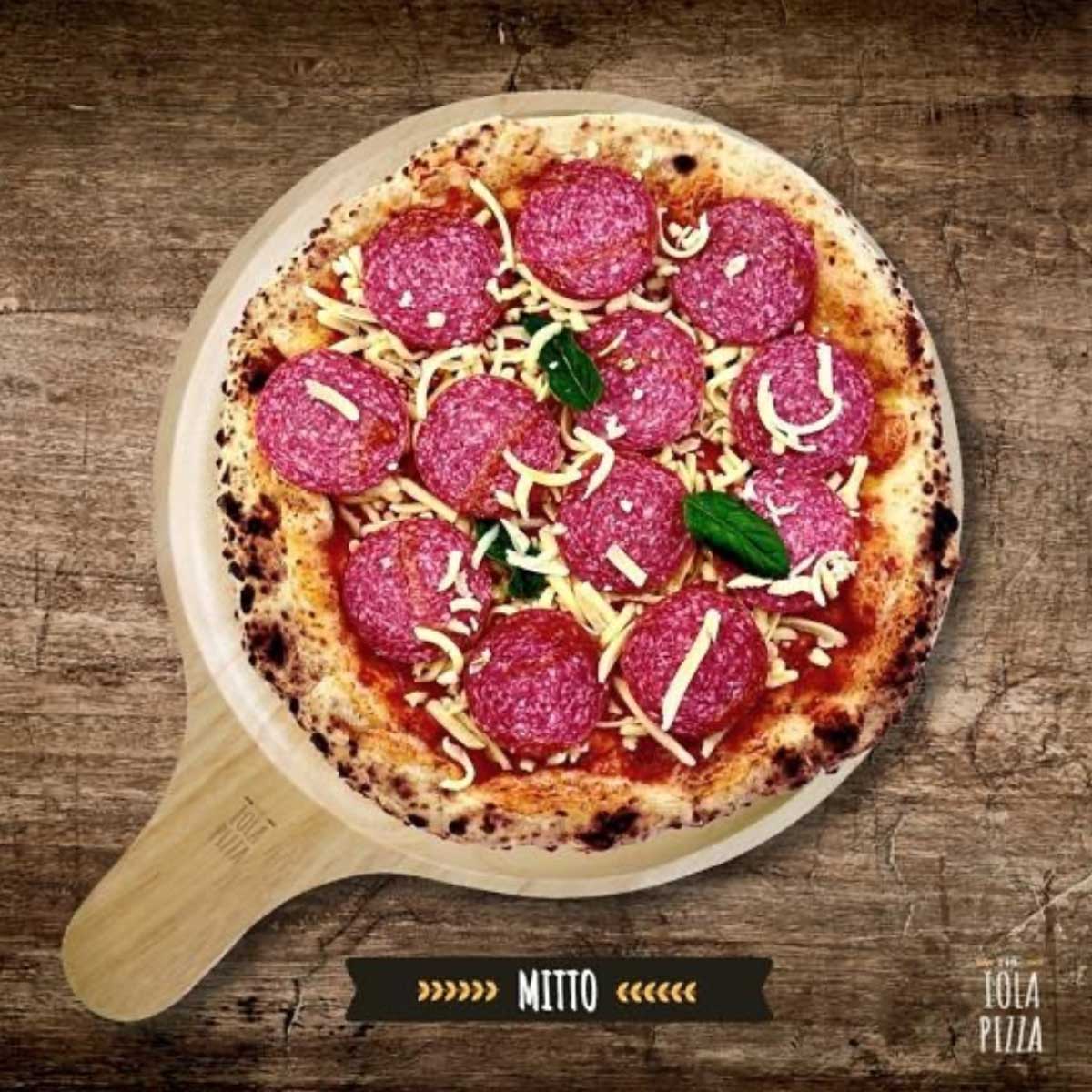 Pizza Salame 415g - The Iola Pizza