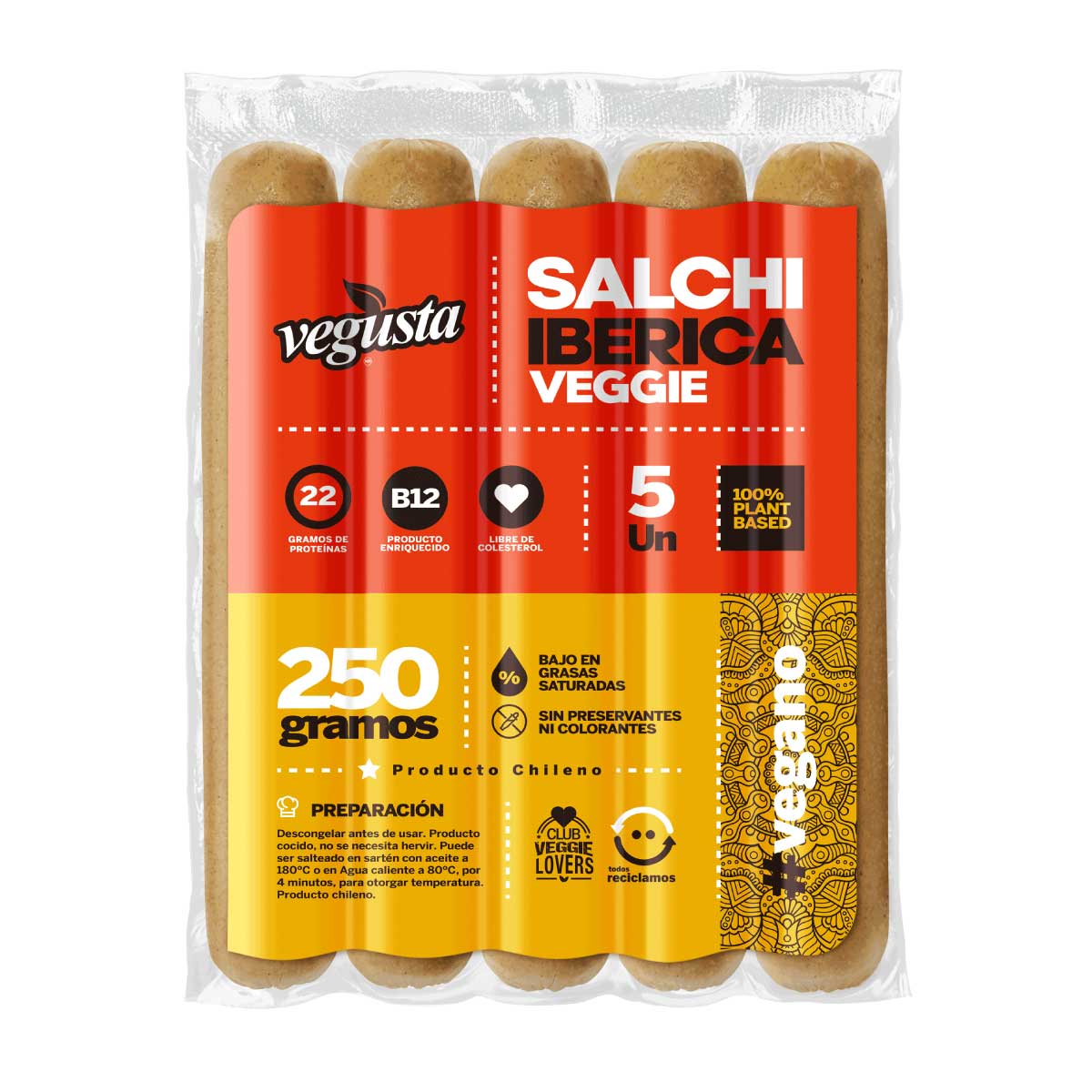 Salchicha iberica veggie - vegusta