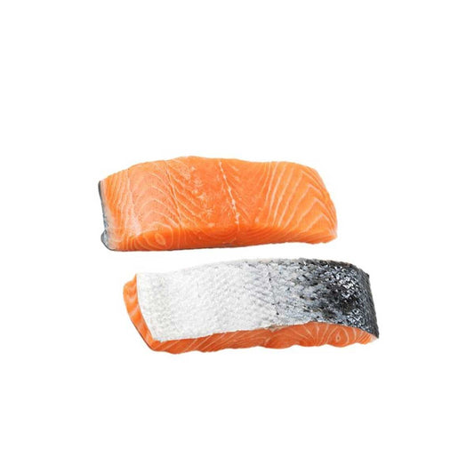 Salmón Premium con piel porcionado 1KG
