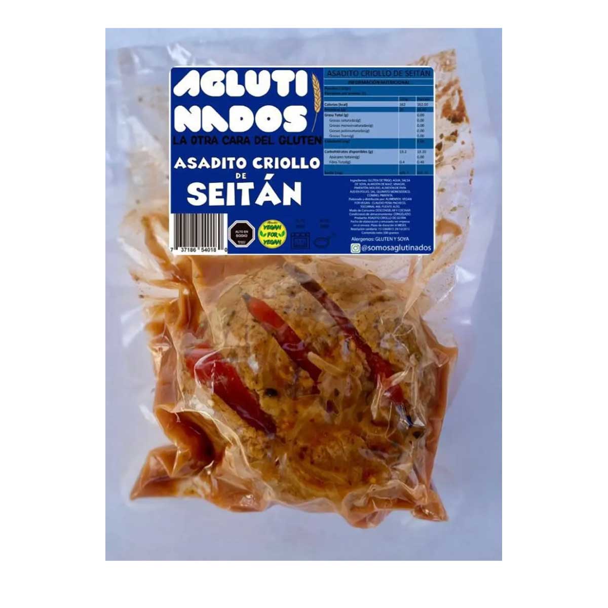 Seitan tipo Asadito Criollo - Aglutinados no PM