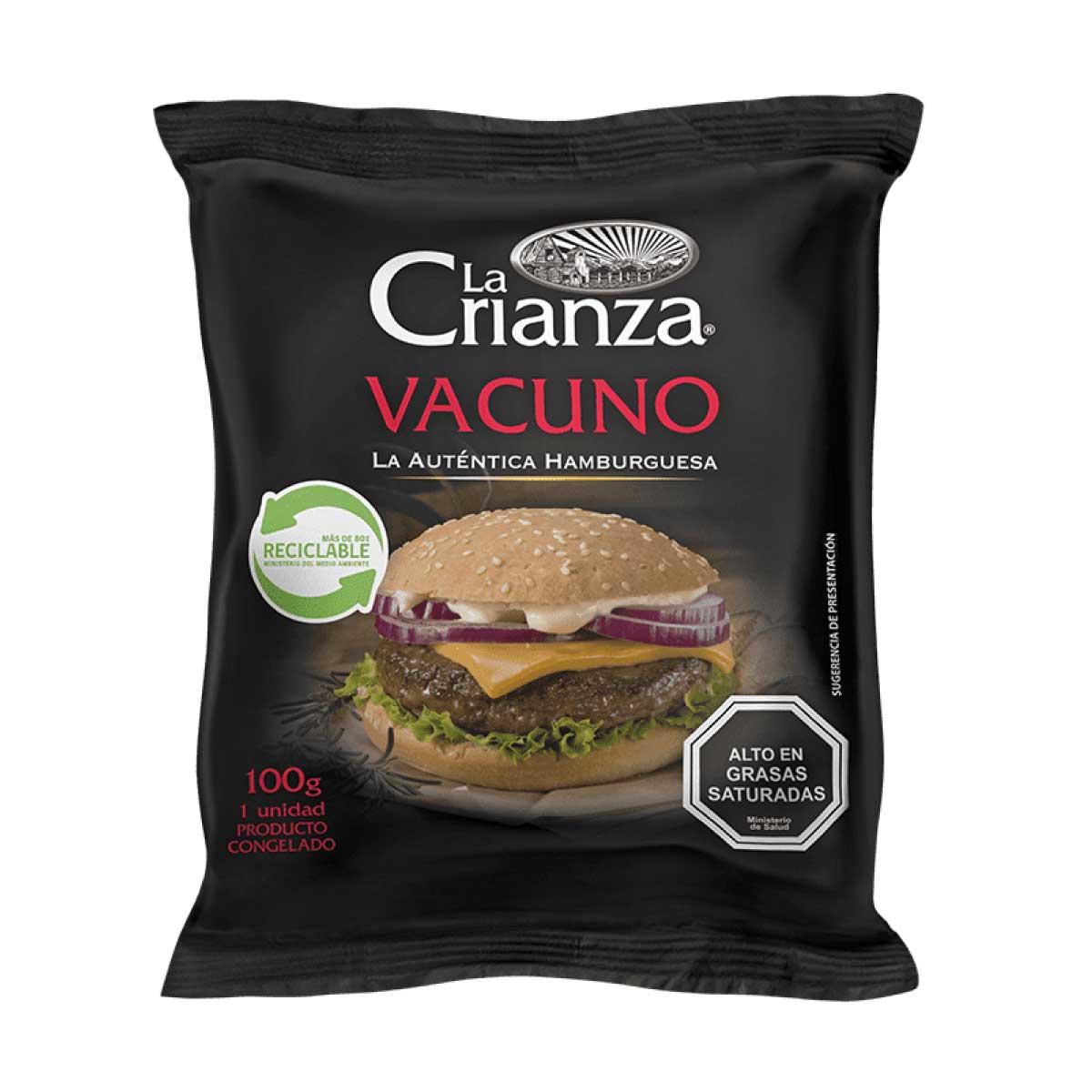 Hamburguesa de vacuno 100g - La Crianza