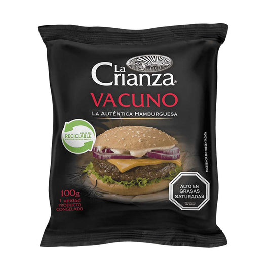 Hamburguesa de vacuno 100g - La Crianza