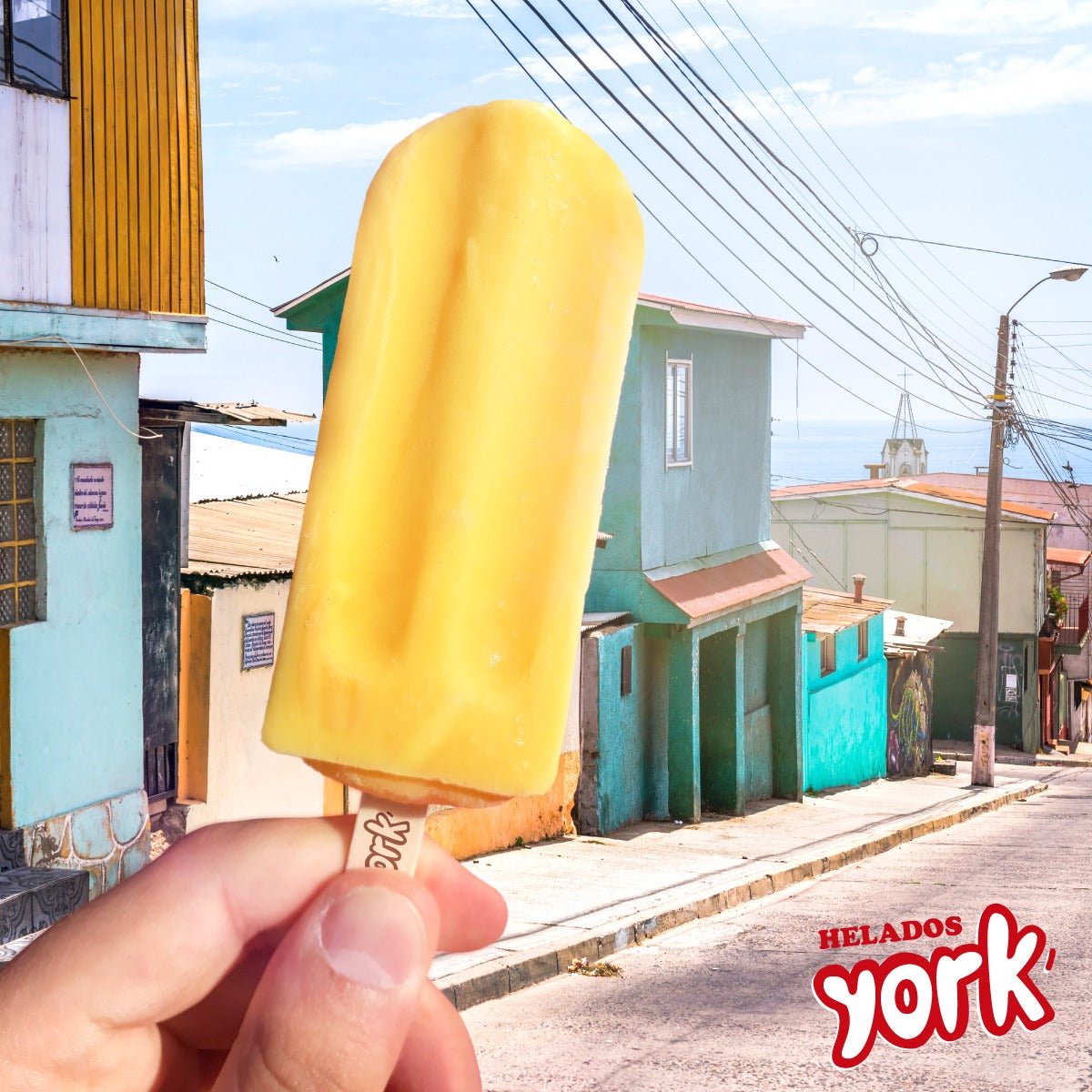 Helado paleta York Vainilla simple - York