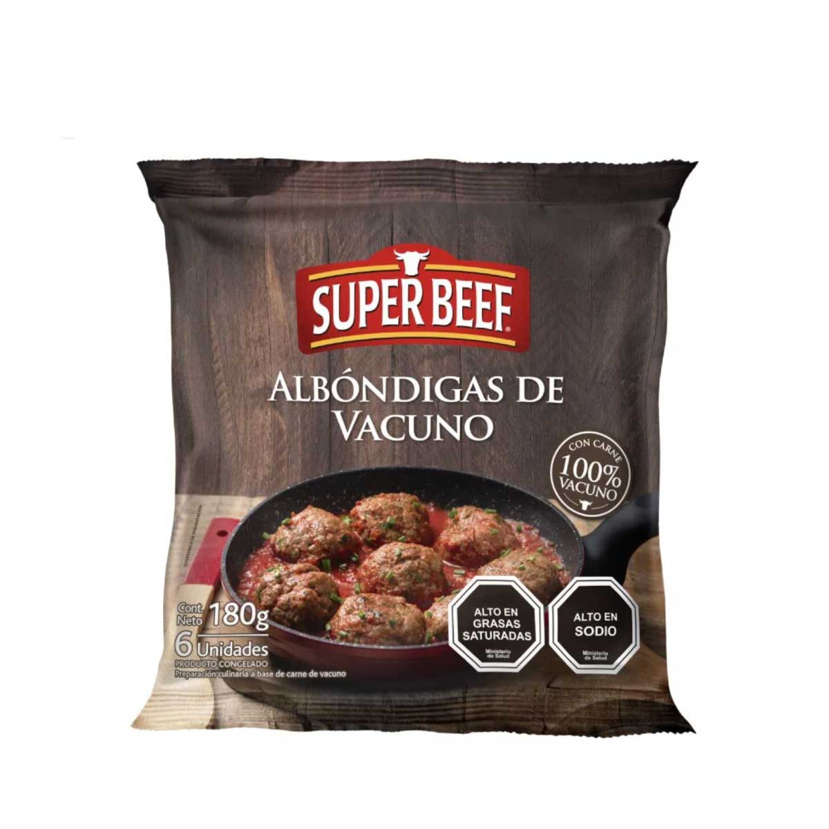 Albóndigas de vacuno 180g - Super Beef