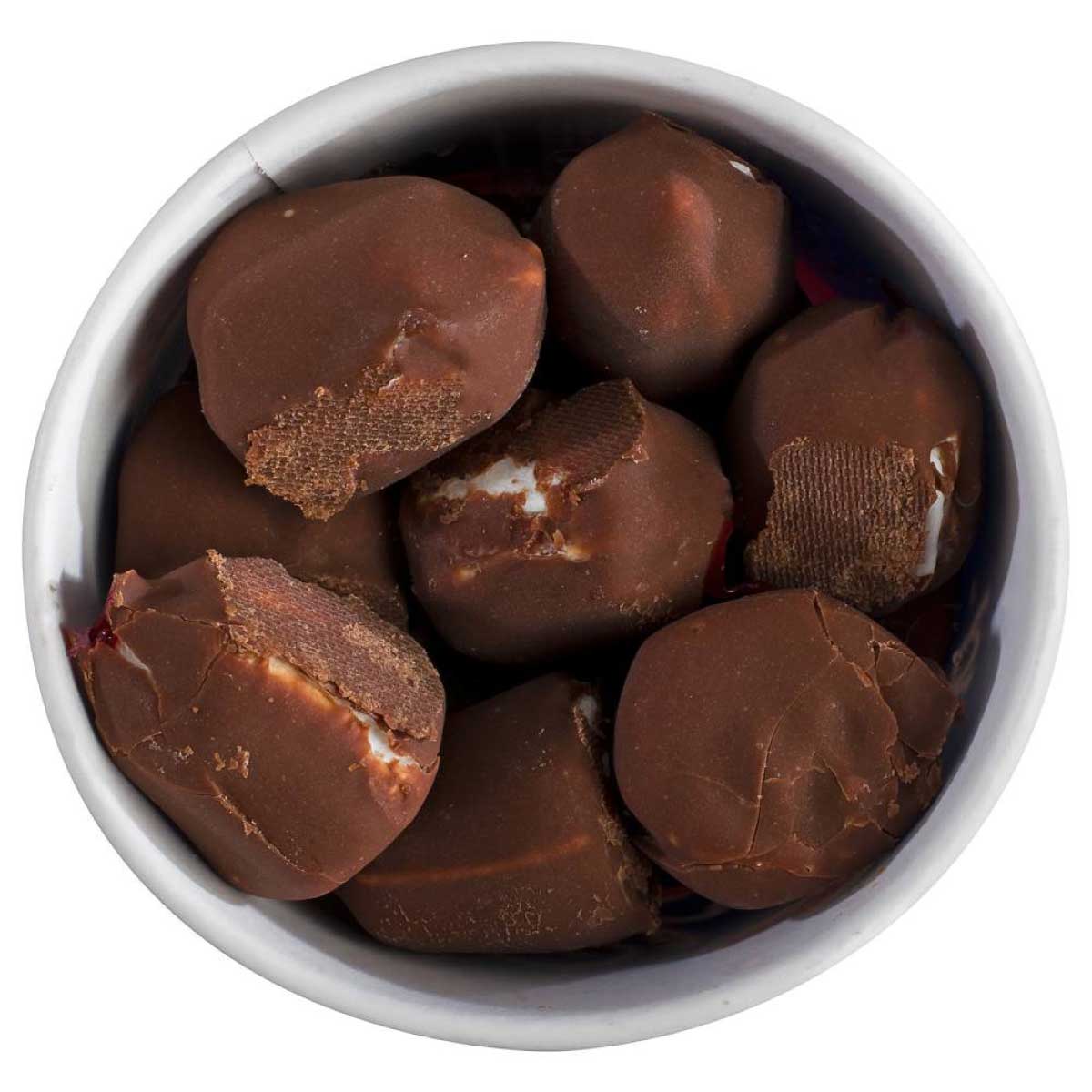 Helado Bombón Pura Fruta Frambuesa Chocolate amargo 225ml - Savory
