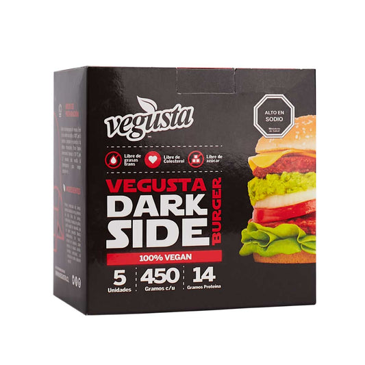 Burger Dark side box 5 unidades - vegusta