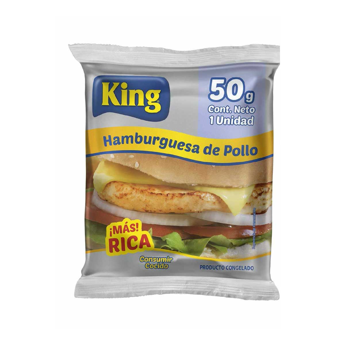 Hamburguesa de Pollo 50g - King