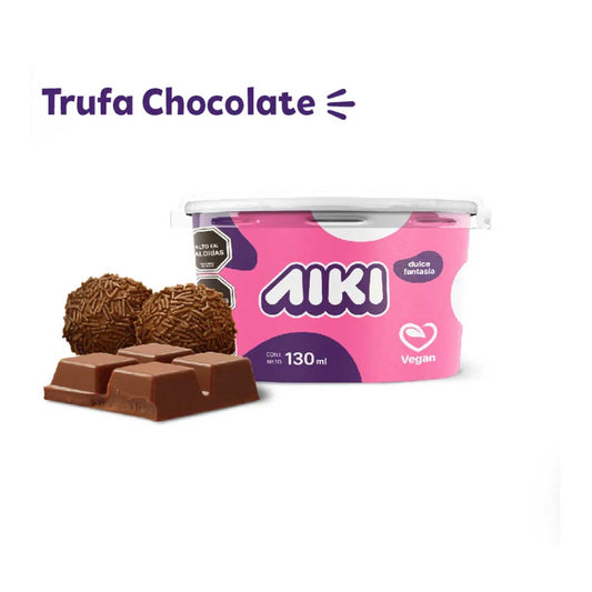 Helado individual Trufa Chocolate 130ml - Aiki