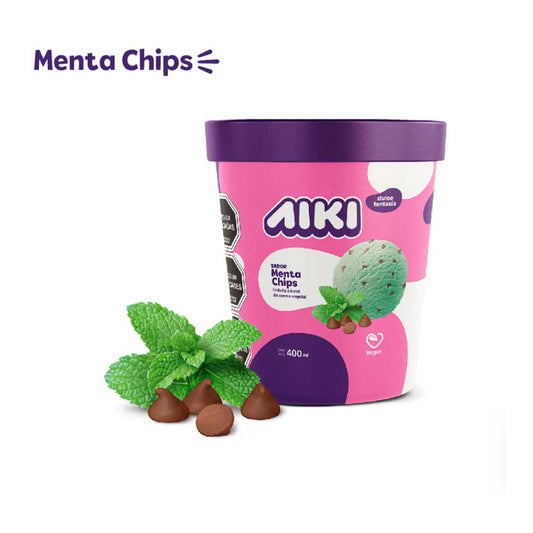 Helado Menta Chips 400 ml - Aiki