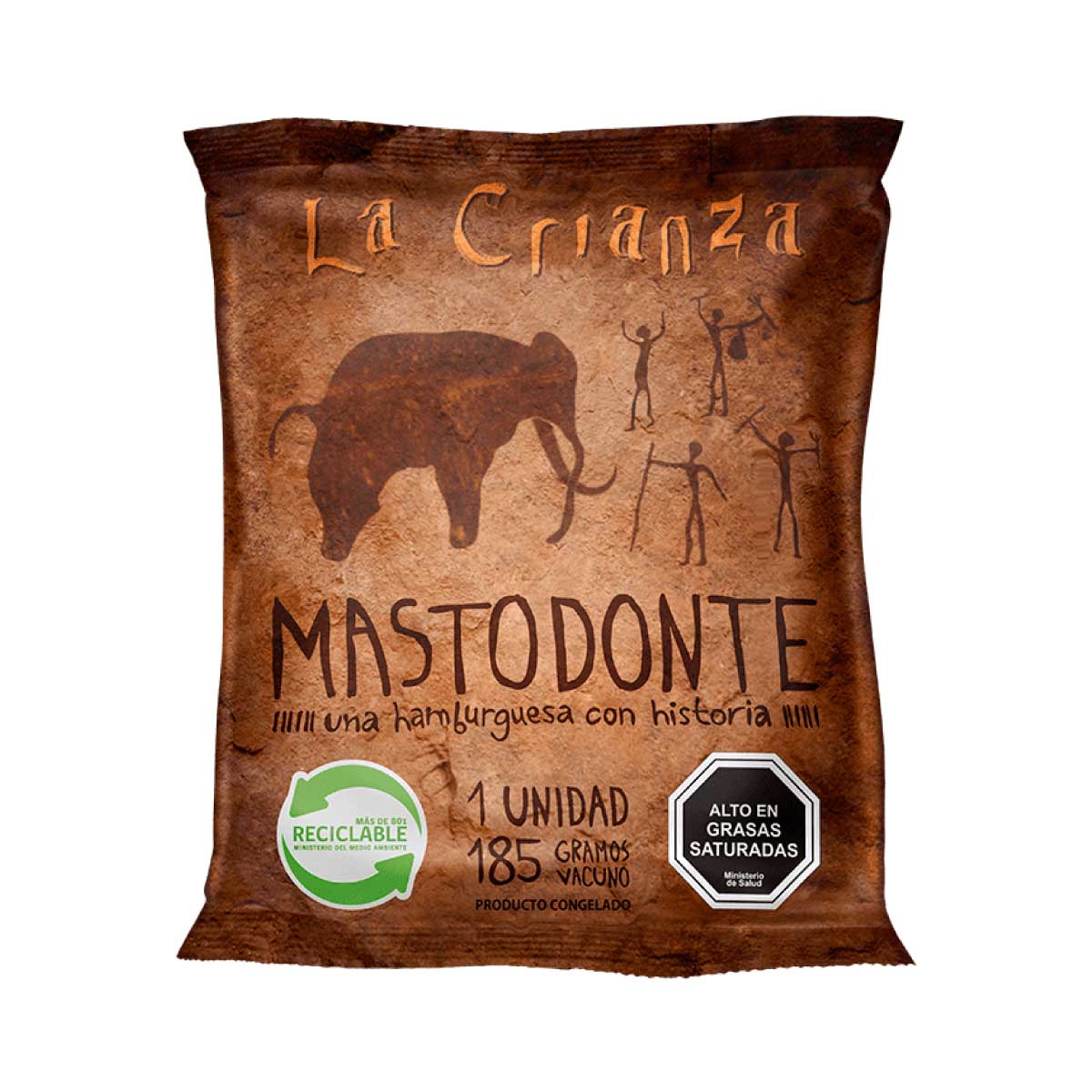 Hamburguesa de vacuno Mastodonte 185g - La Crianza