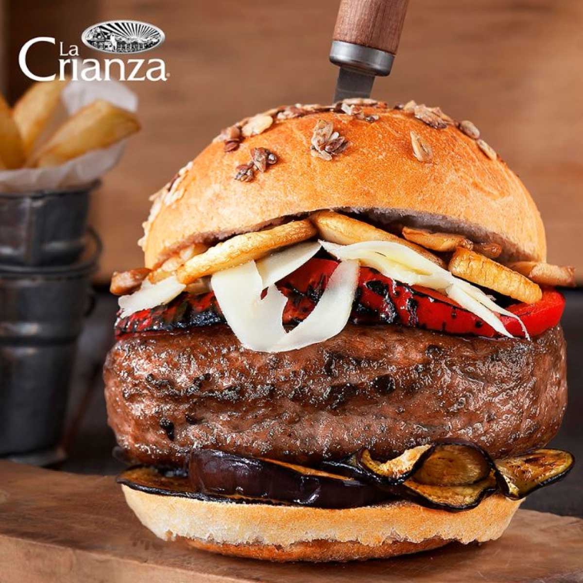 Hamburguesa de vacuno Mastodonte 185g - La Crianza