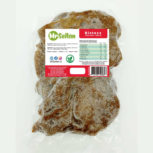Seitan Bistecs 500g - Mr. Seitan