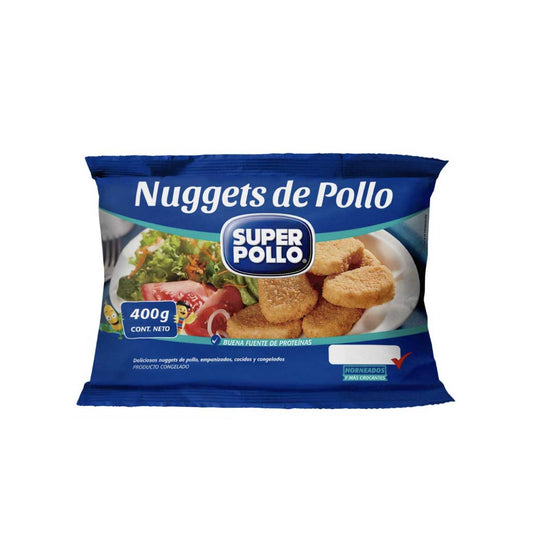Nuggets de pollo congelado 400g - Super Pollo