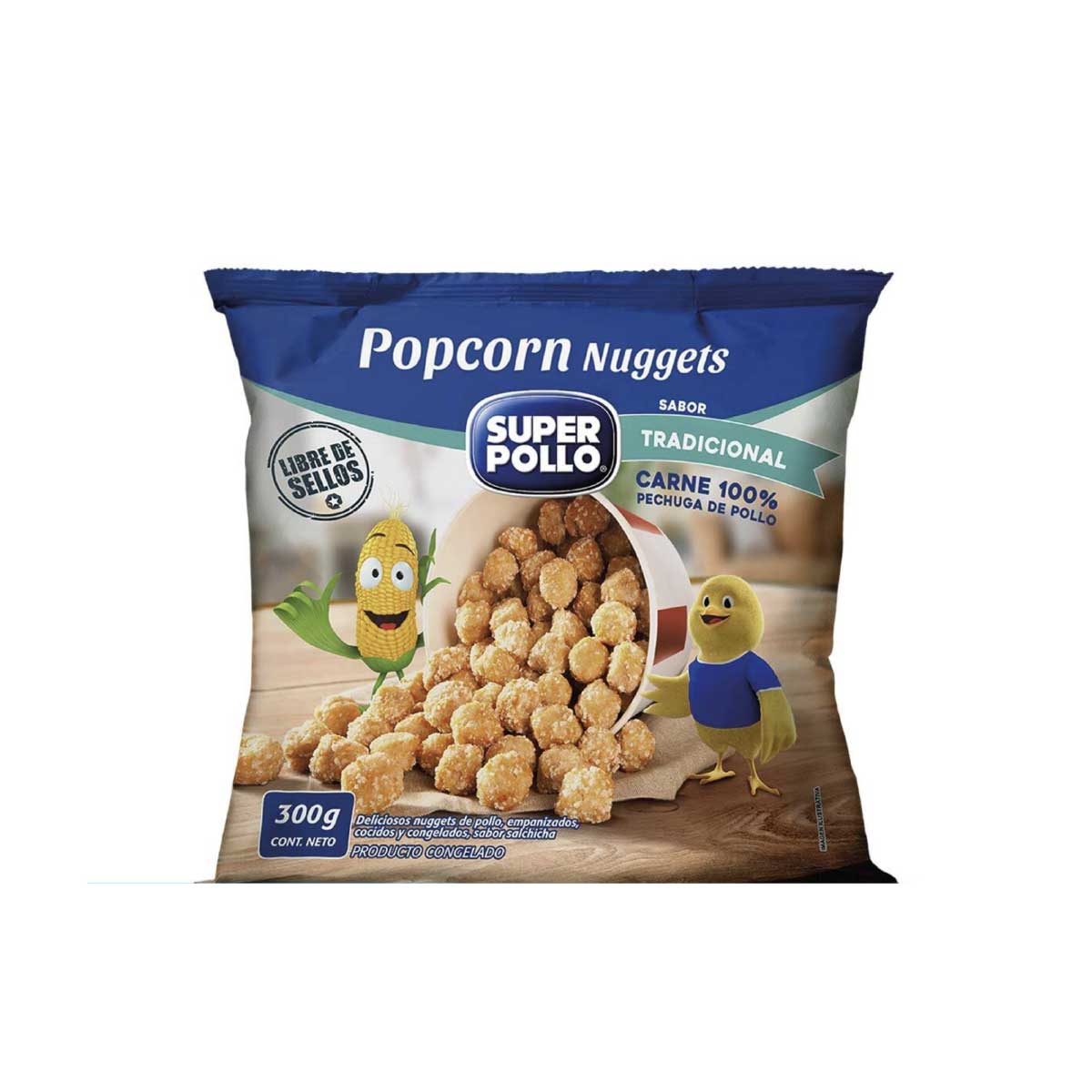 Pop corn Nugget de pollo 300g - Super Pollo